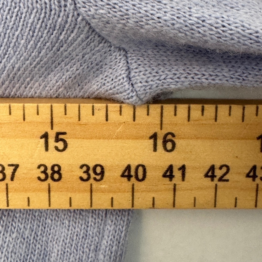 Banana Republic Pastel Blue Filpucci Italian Yarn Mockneck Sweater Sz Small Fall - Picture 14 of 14